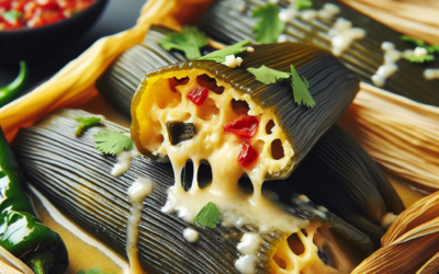 Tamales de rajas con queso