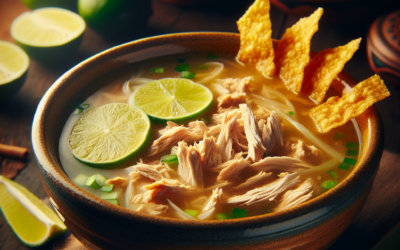 Sopa de lima al estilo Yucatán