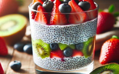 Pudding de chía con frutas frescas