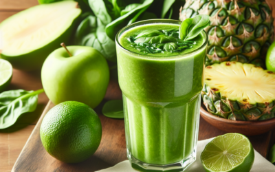 Smoothie Verde Mexicano: Bebida Saludable y Energizante