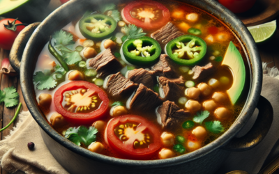 Caldo Tlalpeño con Carne de Res: Receta Tradicional Mexicana