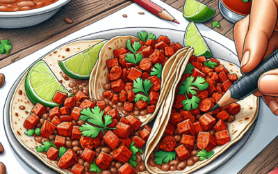 Tacos de chorizo con frijoles refritos