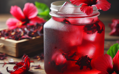 Té Frío de Hibisco: Bebida Saludable y Colorida