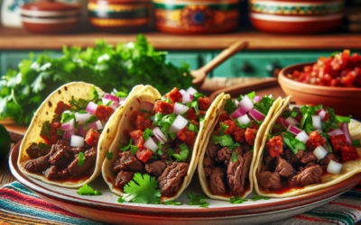 Tacos de Carne de Res y Chorizo: Receta Rápida y Deliciosa