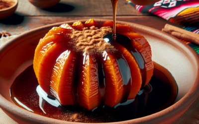 Calabaza en tacha con piloncillo.