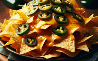 Nachos con jalapeños