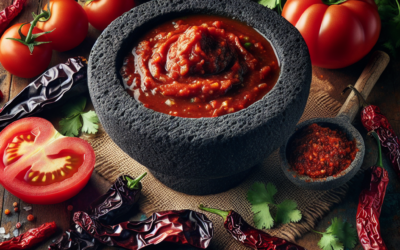 Salsa de chile pasilla y jitomate