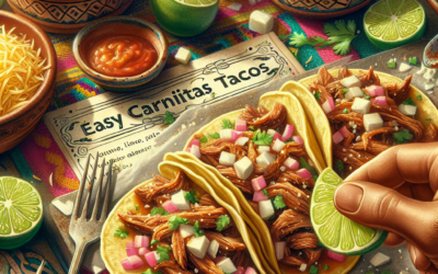 Receta fácil de tacos de carnitas