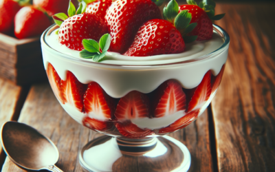 Fresas con crema