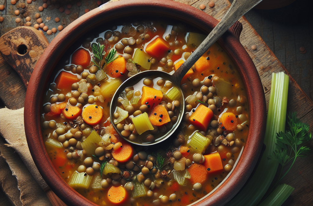 Sopa de lentejas